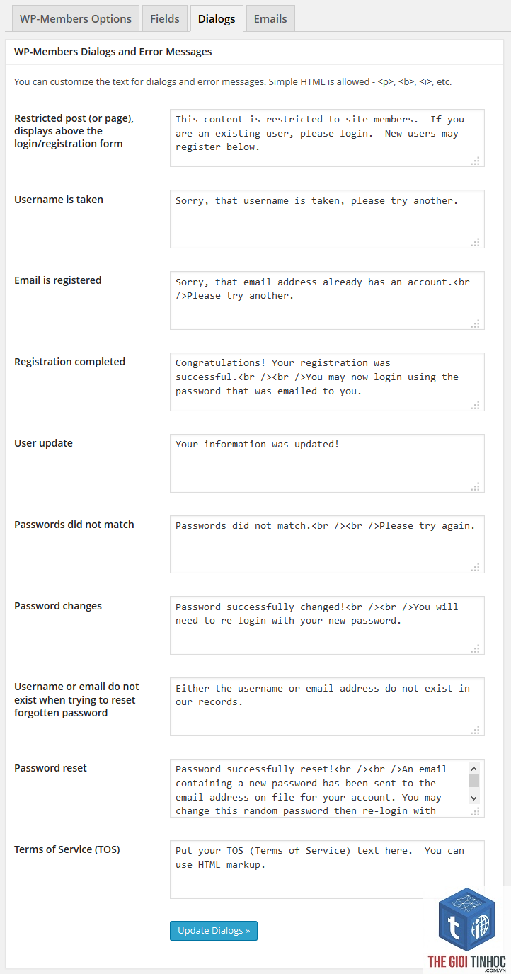 plugin membership lỗi email - Hình 1
