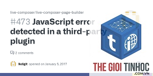 plugin page builder lỗi javascript