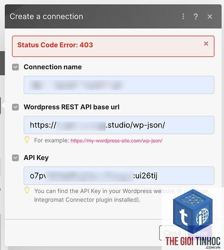 plugin wordpress api connection error - Hình 3