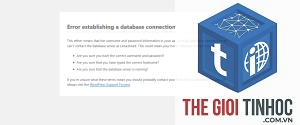 plugin wordpress database connection issue