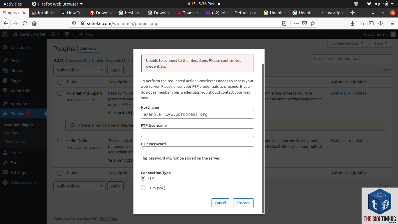 plugin wordpress filesystem error - Hình 3