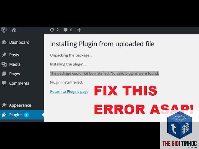 plugin wordpress invalid package - Hình 4