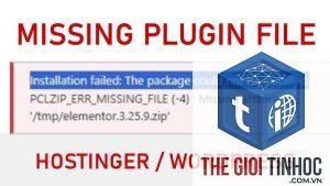 plugin wordpress package error