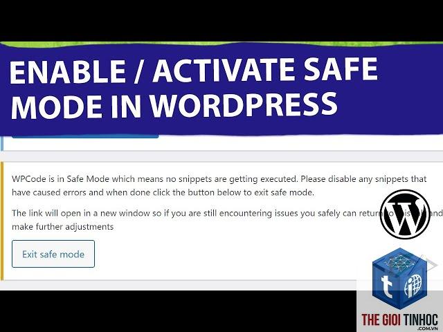 plugin wordpress safe mode - Hình 3