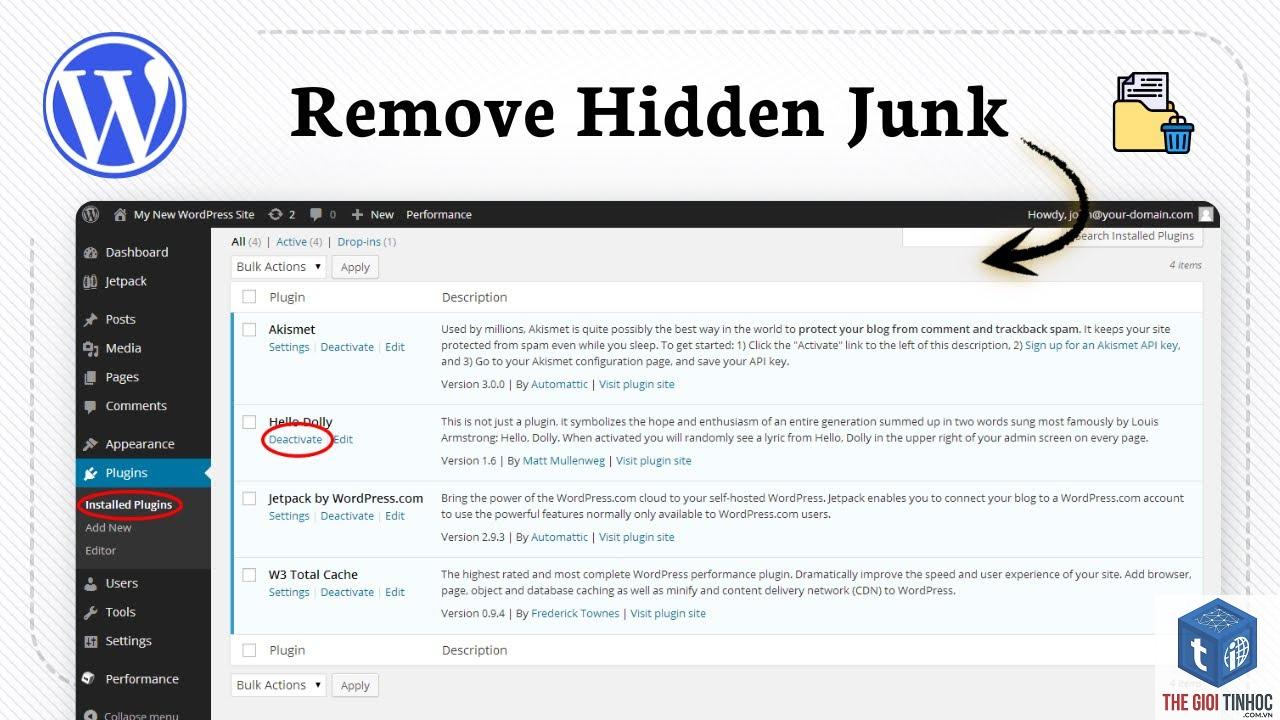 plugin wordpress uninstall cleanup failed - Hình 2