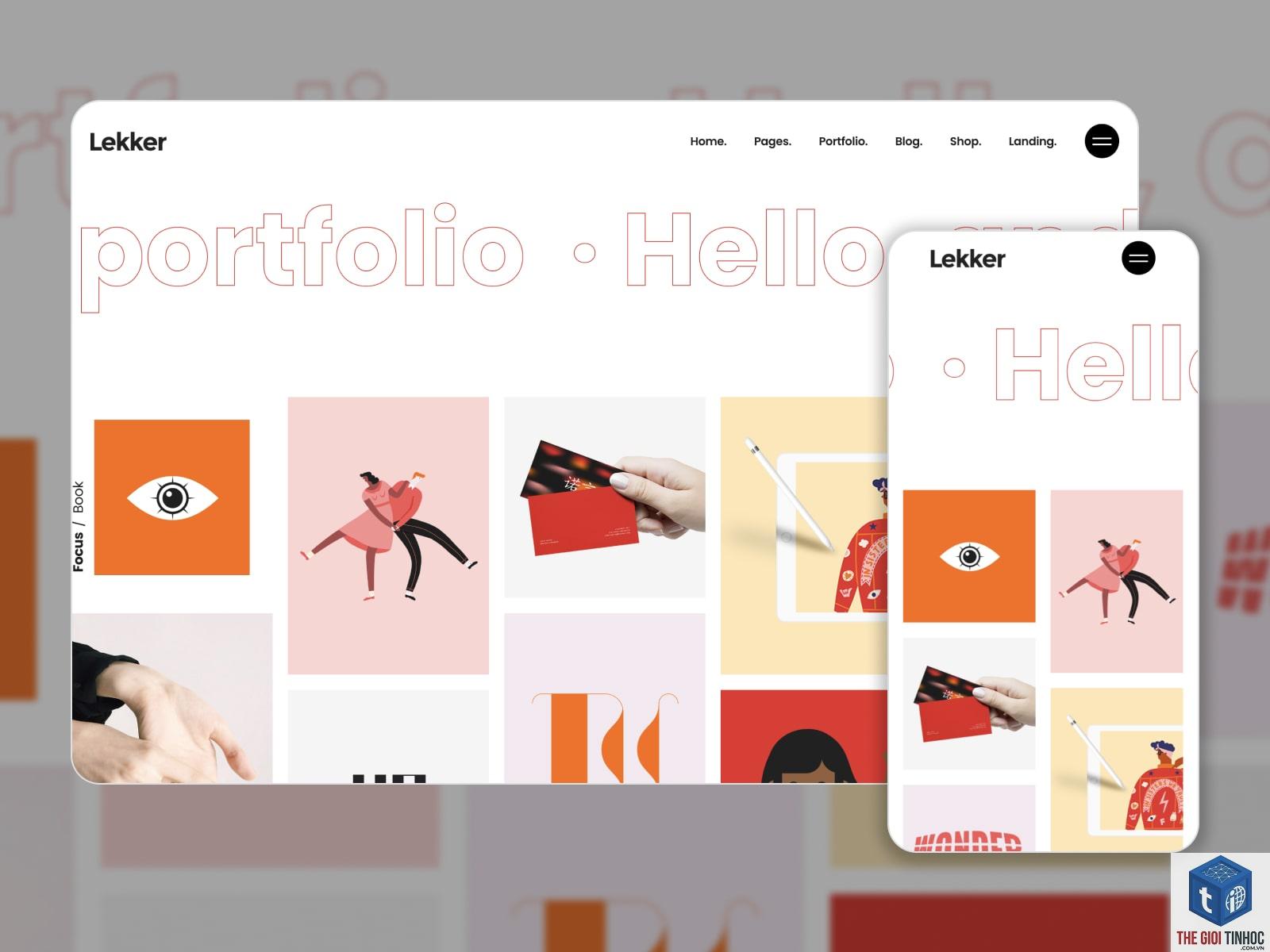 portfolio template elementor - Hình 4