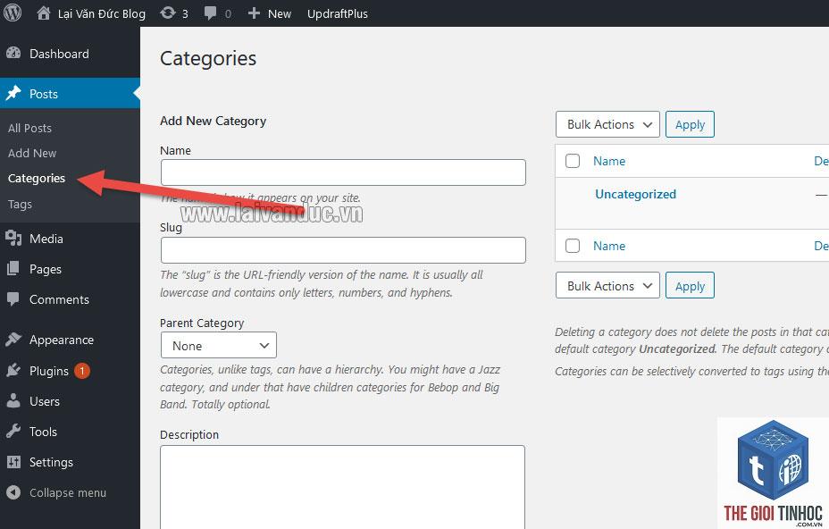 quản lý category wordpress - Hình 3