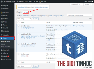 quản lý tài khoản wordpress