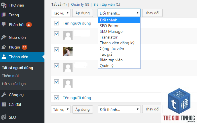quản lý tài khoản wordpress - Hình 5