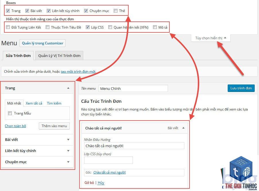 quản lý vị trí menu wordpress - Hình 5