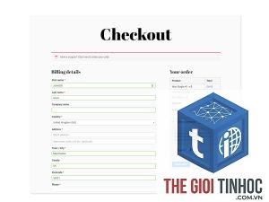 quy trình checkout woocommerce