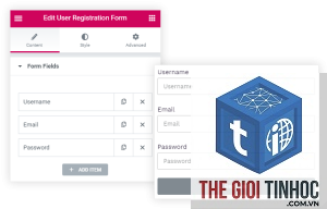 registration form elementor
