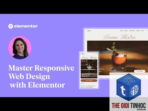 responsive layout elementor