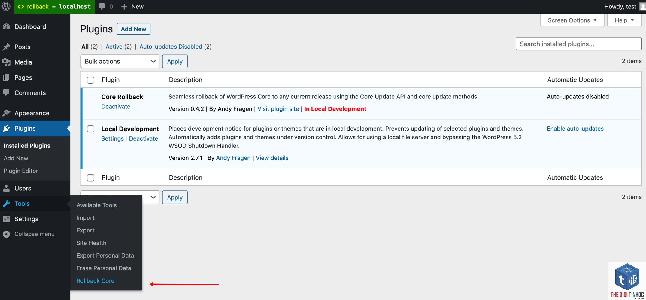 rollback plugin wordpress - Hình 4