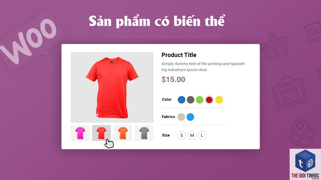 sản phẩm biến thể woocommerce - Hình 1