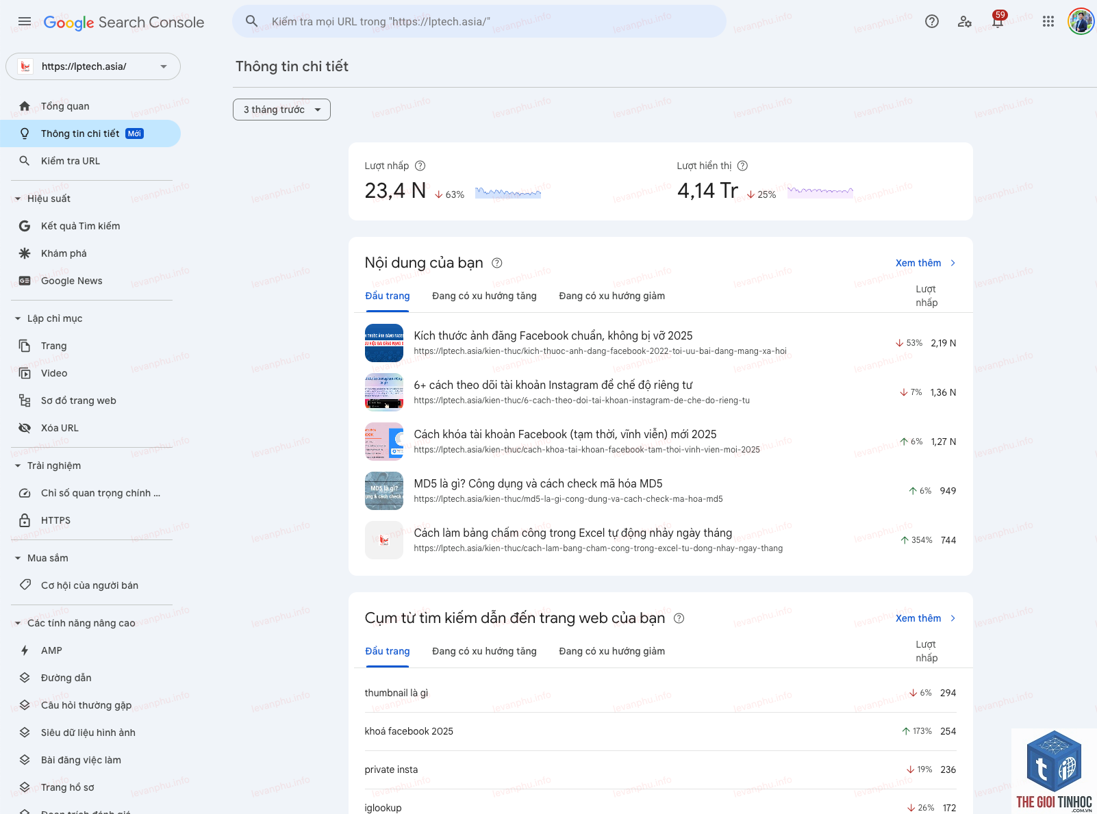 search console insights report là gì - Hình 5