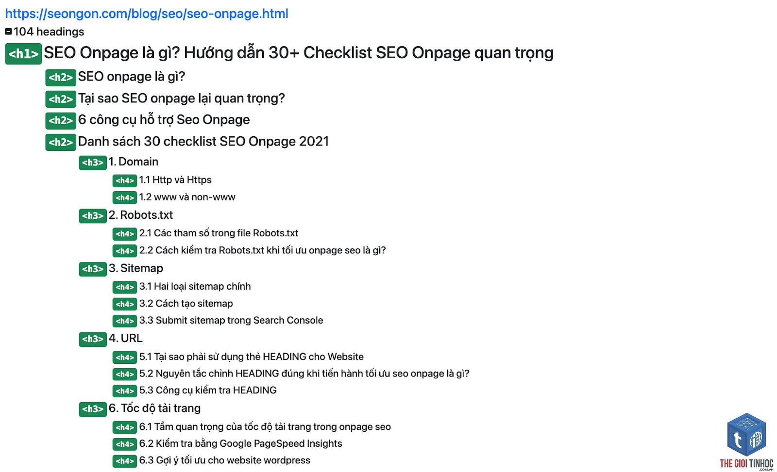 seo checklist là gì - Hình 5