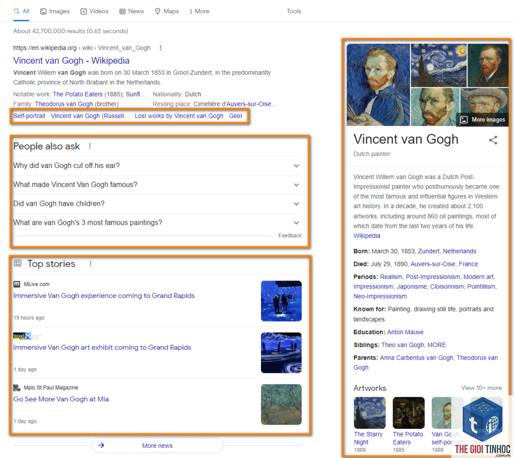 serp features trong ahrefs là gì