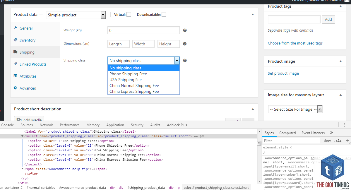 shipping class woocommerce - Hình 4