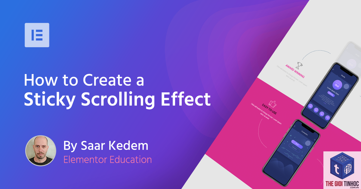 sticky effects elementor - Hình 3