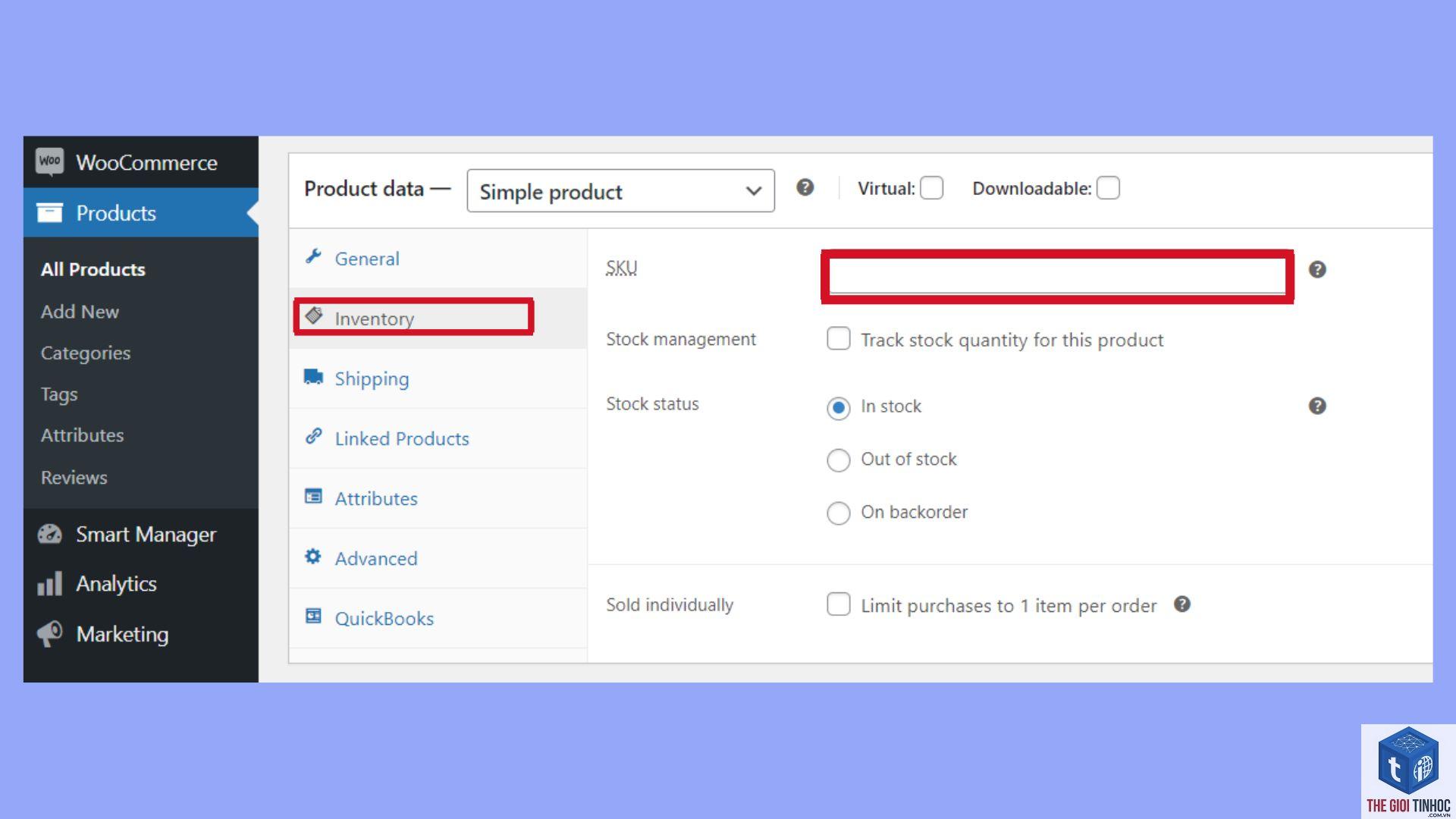 stock keeping unit woocommerce - Hình 5