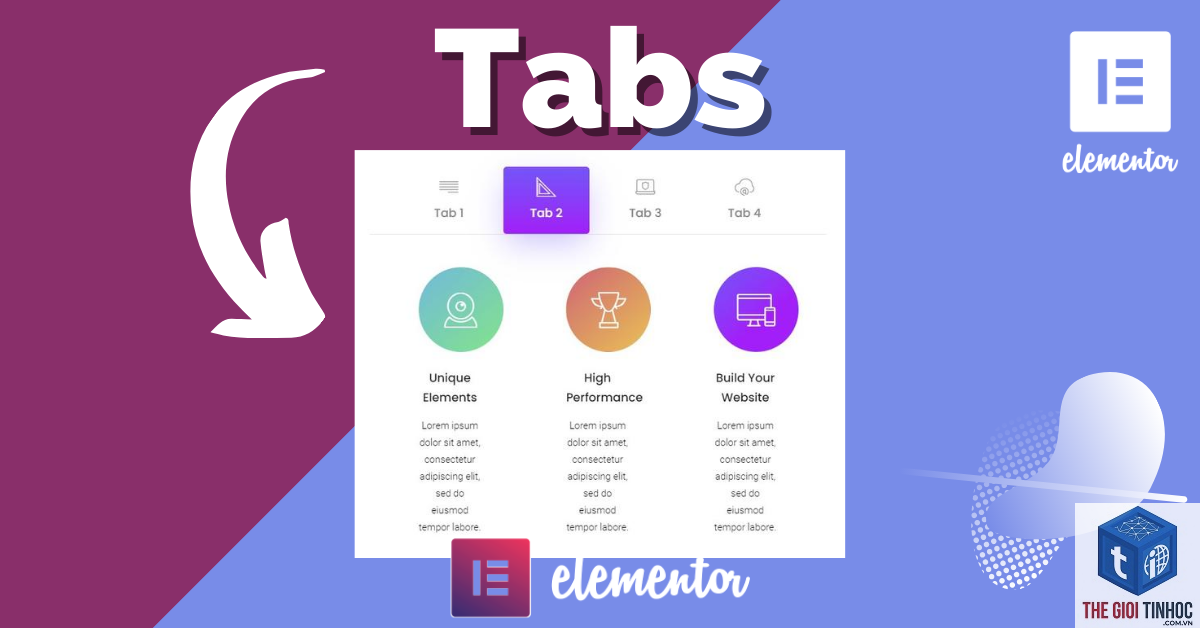 tabs widget elementor - Hình 2