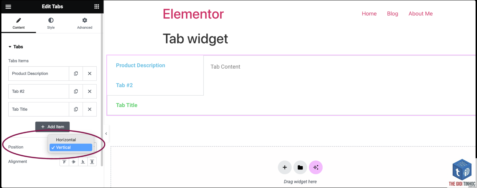 tabs widget elementor - Hình 3