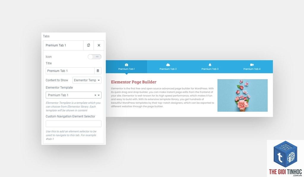 tabs widget elementor - Hình 5