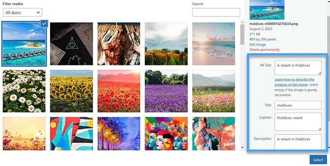 tải ảnh lên wordpress - Hình 5