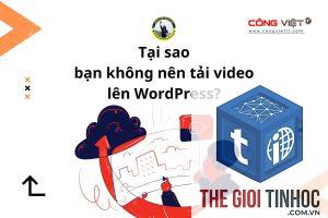 tải video lên wordpress