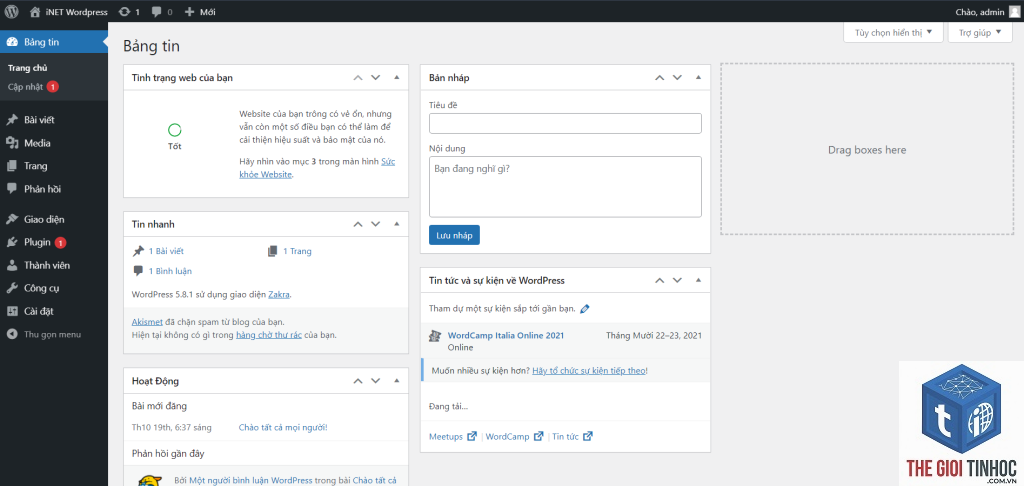tạo bài viết wordpress