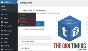 tạo category wordpress