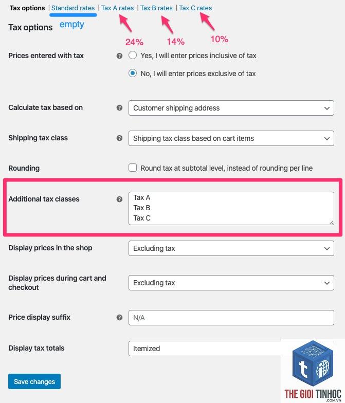 tax class woocommerce - Hình 5