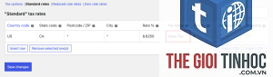 tax rate woocommerce