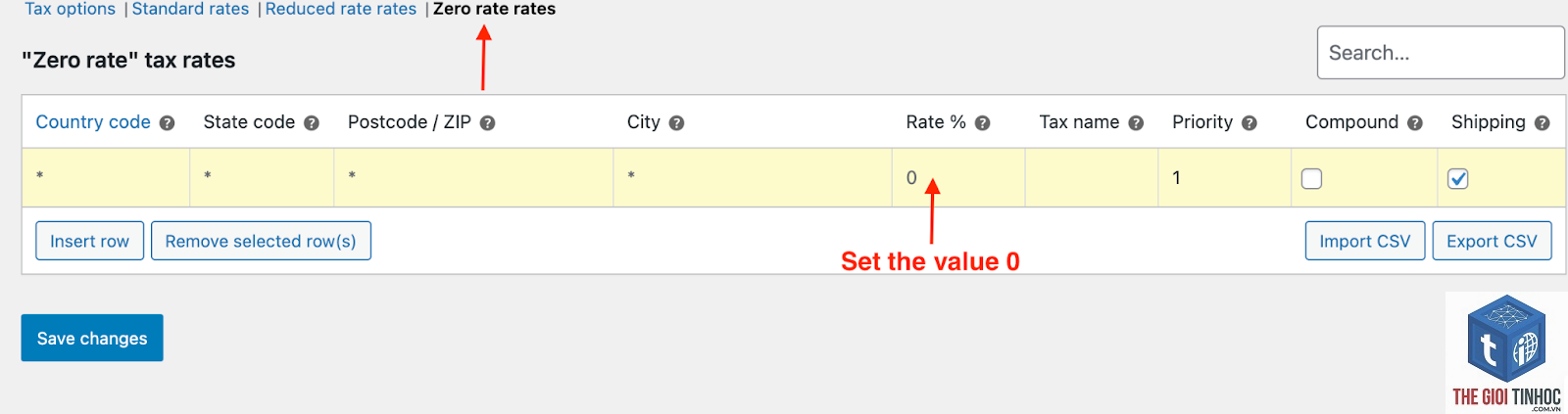 tax rate woocommerce - Hình 4