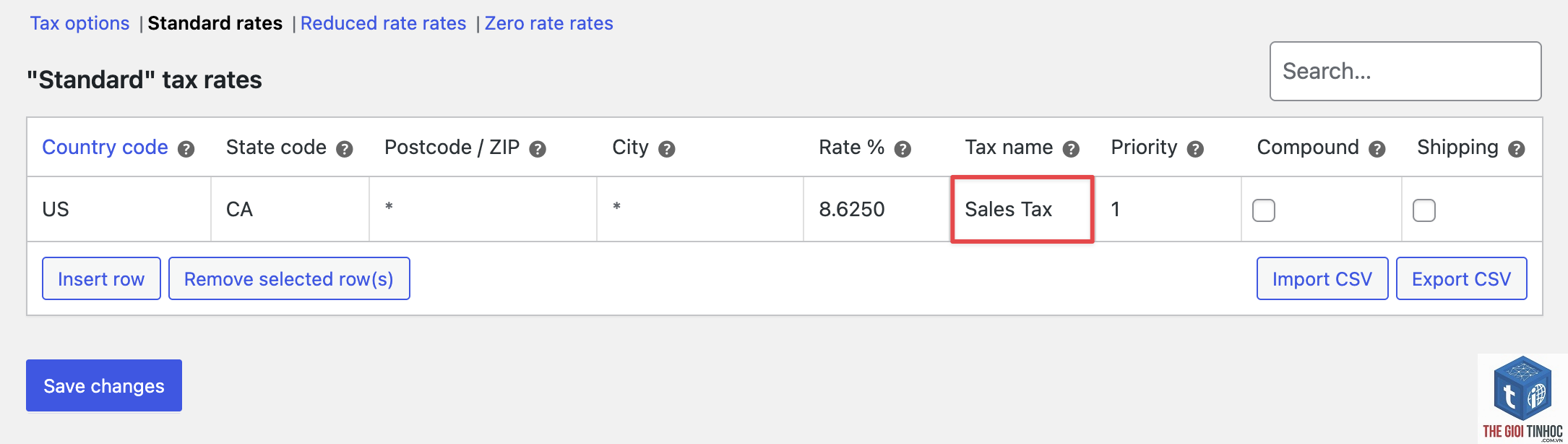 tax rate woocommerce - Hình 1