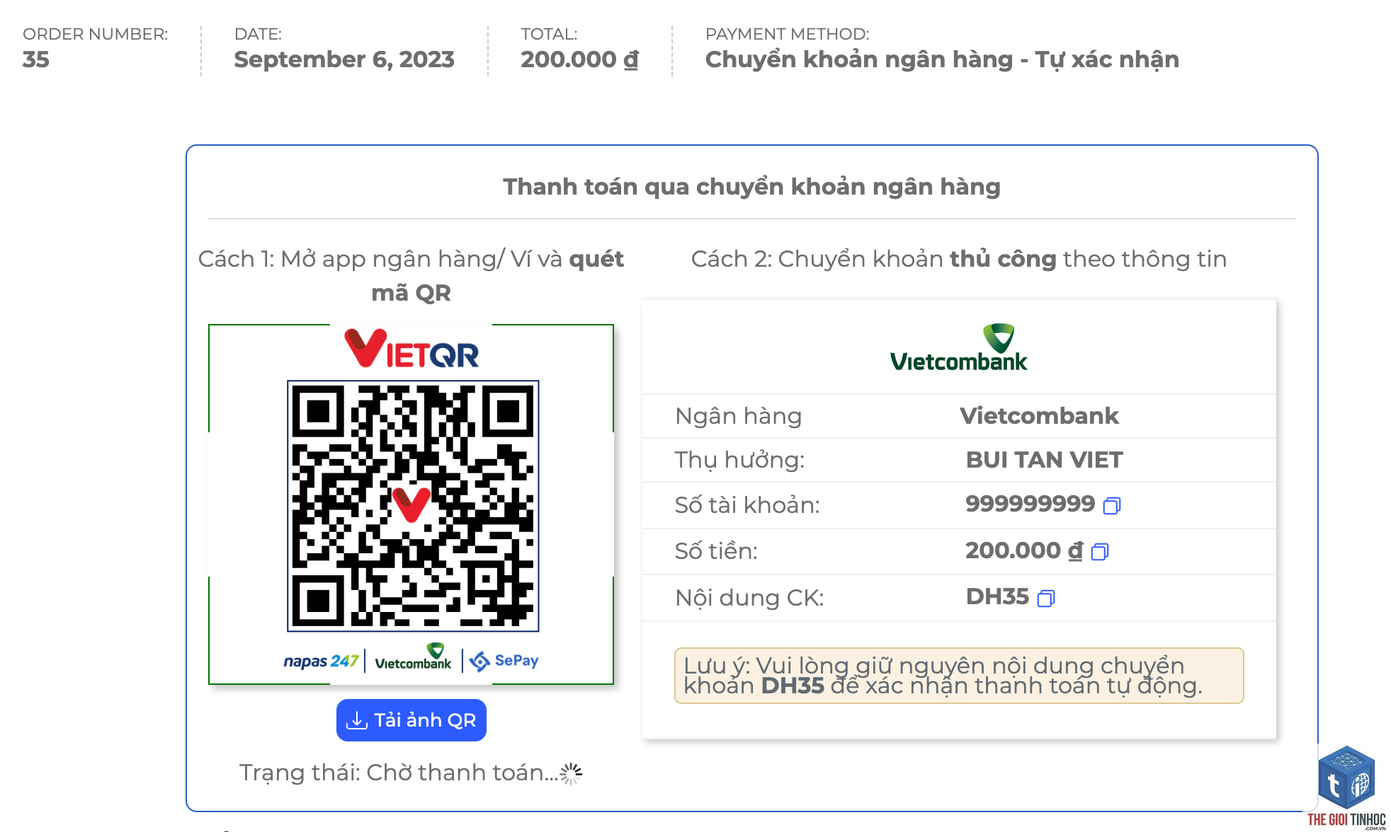 thanh toán khi nhận hàng woocommerce - Hình 2