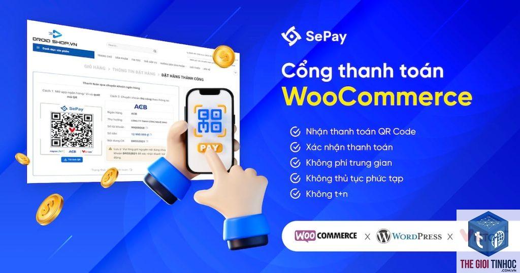 thanh toán trực tuyến woocommerce