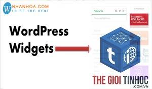 thêm widget wordpress