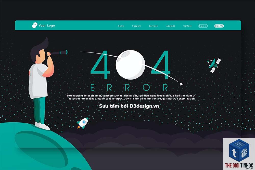 theme wordpress 404 page lỗi