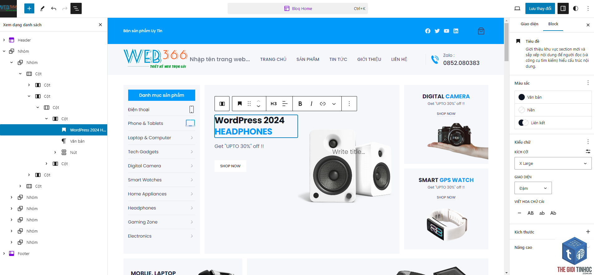 theme wordpress block patterns là gì - Hình 1
