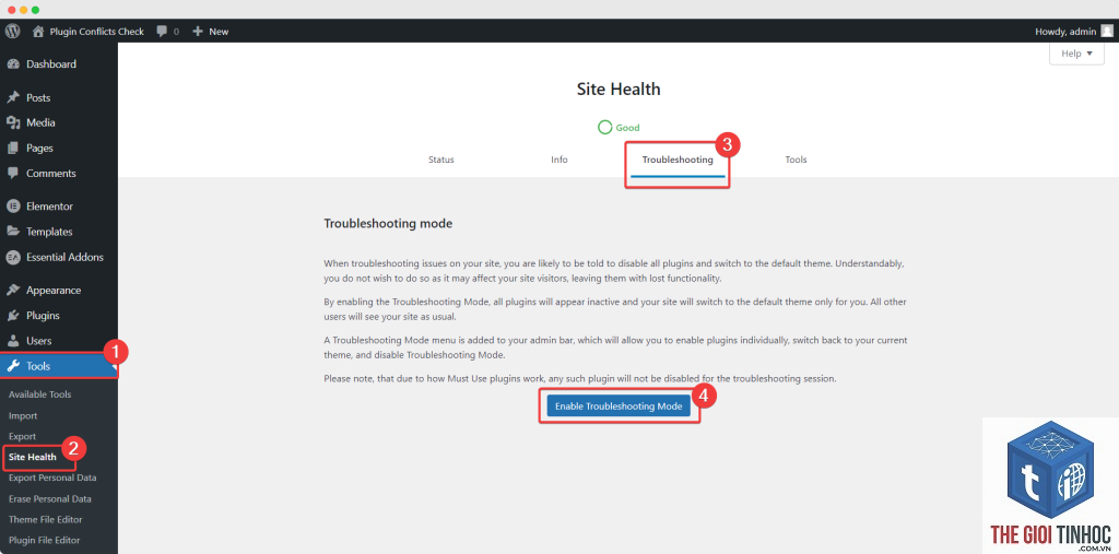 theme wordpress conflict checker