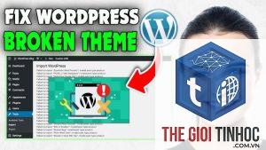 theme wordpress corrupted files
