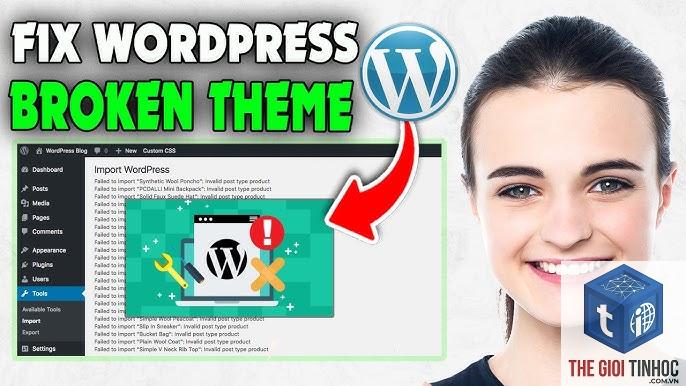 theme wordpress corrupted files