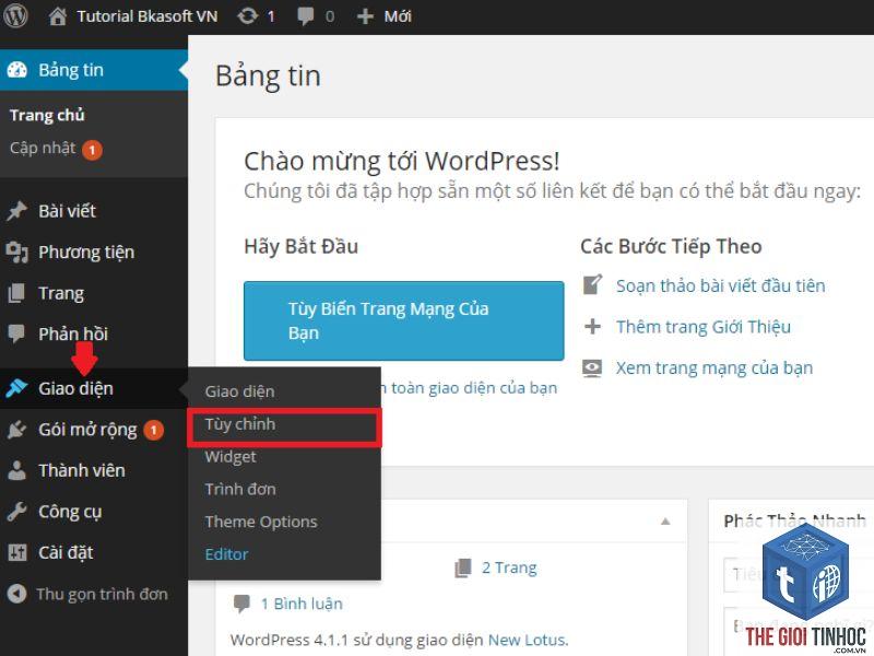 theme wordpress customizer không hoạt động - Hình 3