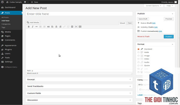 theme wordpress customizer trắng trang - Hình 3