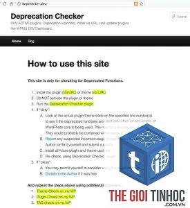 theme wordpress deprecated function
