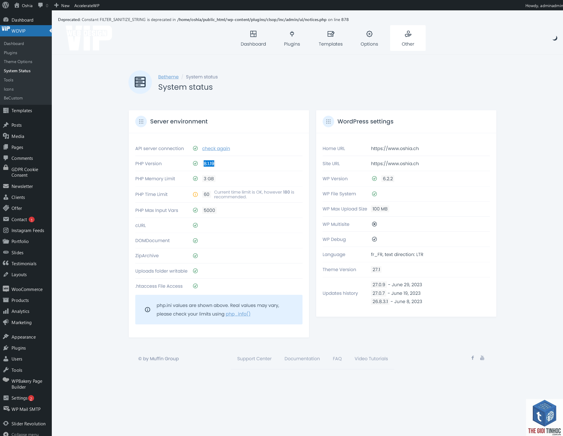 theme wordpress deprecated function - Hình 4