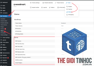 theme wordpress gây timeout