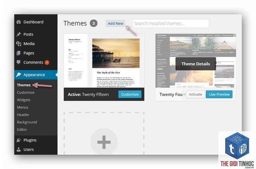 theme wordpress hoạt động như thế nào
